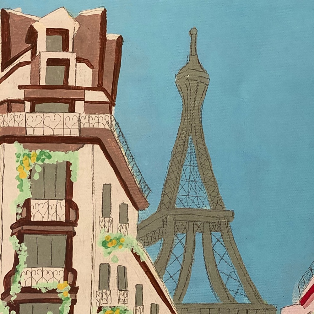 Square Rapp & Avenue Rapp Paris wall-hanging print - Picture 3 of 6